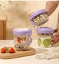 Yogurt Cup to Go - 880 mL - Muesli Cup - Oats Pots - Soup Cup - Lunch Cup - Lunch Pot - Leak-Proof - Insulated - with Spoon - Dishwasher Safe - Purple