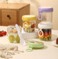 Yogurt Cup to Go - 880 mL - Muesli Cup - Oats Pots - Soup Cup - Lunch Cup - Lunch Pot - Leak-Proof - Insulated - with Spoon - Dishwasher Safe - Purple
