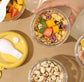Yogurt Cup to Go - 880 mL - Muesli Cup - Oats Pots - Soup Cup - Lunch Cup - Lunch Pot - Leak-Proof - Insulated - with Spoon - Dishwasher Safe - Purple