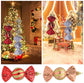 Christmas Decorations - Christmas Decorations - Painted Candy Tree Decorations - Rose Gold (5 per box)