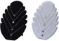 Set of two - Necklace display rack with 5 compartments - Velvet fabric - for hanging necklaces and storing jewelry