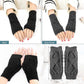 2 Wristbands - Fingerless Gloves - Knitted Women&