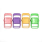 Creative Phone Holder - Foldable - Desktop - Macaron Color - Stool Stand - Ornament - Portable Lazy Stand - 5 Pieces