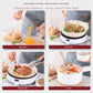 Set of 12 Silicone Kitchen Utensils with Wooden Handle - Storage Bucket - Non-Stick Pan & Kitchen Utensils - Cooking Spatula and Spoon Set