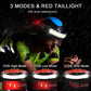 Headlamp LED Rechargeable - Headlight - 2-Pack Rechargeable LED Headlamp - 230° Wide Angle Lighting - High Lumens, 3 Modes - Lightweight Headlamp - Suitable for Running, Cycling, Camping