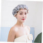 Four-Piece Double Layer Shower Cap Set - Hair Salon - Shower Cap Cover - Kitchen Cap - Pink - Gray - Brown - Light Pink - Women&