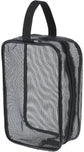Toiletry Bag - Black Mesh Toiletry Bag - Perfect for travel, toiletry bag organizer, gym, camping