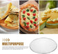 Stainless Steel Pizza Pan - Perforated - 16 Inch - Round Pizza Stand - Pizza Tray - Pizza Storage Tray - Oven Safe - Silver for Home and Restaurants