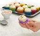 Baking Trays - Round Reusable Baking Trays - Pack of 12 (Ovenproof up to 220°C) - Assorted Colors