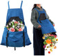 Apron Picking Bag - Large Outdoor Picking Bag - Gardening - Harvest Apron with Quick Release - Backpack Tools - Blue