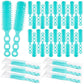 72 pcs Bulk Hair Brushes - Hair Brush Bulk Nylon Brush with Ventilated Hair Brush - For Curly Hair, Wavy Hair, Blow-Drying, Parting, Styling, Detangling Hair - Suitable for Travel, Home, Hotel