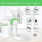 Folding Desk Fan - Adjustable Design - Cordless & Versatile - Foldable Standing Desk Fan
