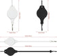 Plant Hooks - Retractable Plant Hanger - Easy-Access Hanging Flower Baskets - For Garden Baskets, Pots, and Feeders - Pack of 6