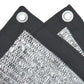 Reflective Aluminum Curtain Net with Eyelets - Sun Protection Cover - 6.5 ft x 6 ft