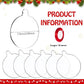 Ornaments - 20 pieces - Christmas tree decorations - Christmas tree decorations - Blank round pieces for Christmas tree decorations and craft projects