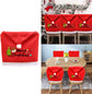 Chair Covers (5 Pieces) - Dining Chair Cover - Sofa Cover - Chair Covers - Christmas Chair Covers - Perfect for Christmas Holiday Dining Table and Chair Decorations - Home Kitchen Party Decorations