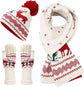 Warm hat, scarves and gloves - Set of 3 - Women&