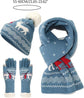 Warm hat, scarves and gloves - Set of 3 - Women&