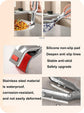 Barbecue Tongs - Anti-Scorch Clamps - Pack of 2 - Stainless Steel Anti-Scorch Clamps - Use to remove hot plates, bowls, pizza pans, etc. with food from microwaves and air fryers.