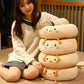 Round Seat Cushion - Round Chair Cushion - Donut Seat Cushion - Cute and Soft Decorative Cushion - Cartoon Design - Suitable Chairs for Bedrooms, Schools and Offices - 38*38*14cm (Smile Style)