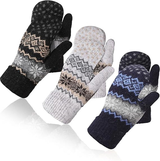 Gloves - Pack of 3 pairs - winter gloves - men&