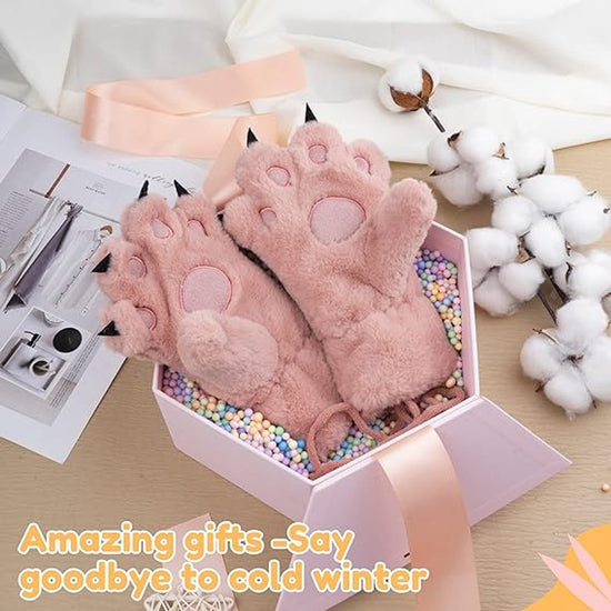 Gloves - 1 pair - Winter gloves - Cartoon gloves - Neckband - Children&