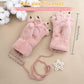 Gloves - 1 pair - Winter gloves - Cartoon gloves - Neckband - Children&