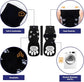 Dog Shoes - Dog Shoe Paw Pads - Non-slip Dog Socks 4-Piece Set - Dog Socks with Adjustable Shoulder Straps - Cotton Dog Socks Suitable for Small and Large Dogs - Waterproof - Non-slip - Dog Shoes (L)