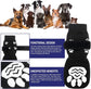 Dog Shoes - Dog Shoe Paw Pads - Non-slip Dog Socks 4-Piece Set - Dog Socks with Adjustable Shoulder Straps - Cotton Dog Socks Suitable for Small and Large Dogs - Waterproof - Non-slip - Dog Shoes (L)