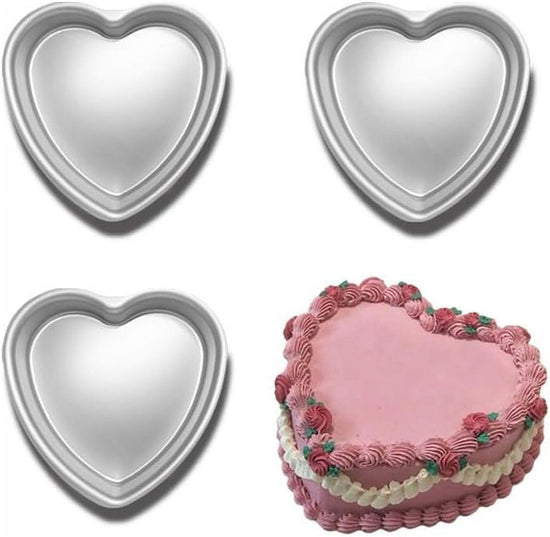 Heart-shaped baking tins - Aluminum baking tins - Valentine&