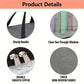 Cap Storage Bag | Set of 2 Storage Bag / Storage Sleeve - for baseball caps and other caps | Cap Organizer with 2 Handles for Closet | Moisture Protection - Gray