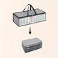 Cap Storage Bag | Set of 2 Storage Bag / Storage Sleeve - for baseball caps and other caps | Cap Organizer with 2 Handles for Closet | Moisture Protection - Gray