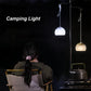Night Light - Outdoor Camping Lamp - Atmospheric Decorative Lighting - Round Camping Lamp - 3 Brightness Levels - Hook Mount - Suitable for emergencies, tents, fishing, and other occasions. (Green)