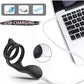 Vibrating Cock Ring - Silicone Penis Ring - Sex Toys for Couples - Sex Toys for Men and Couples - Silicone Penis Ring and Ball Stretcher Sex Toys for Men Self-Jerking Off