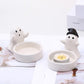 1 Piece - Ceramic Ghost Candle Holder - Cute Ghost Ornament - Birthday Gift - Desk Decoration (Style 1)