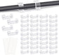 Transparent Cable Clips Self-Adhesive – Cable Organizer – 120 pieces – Cable Tray – Cable Ties – Cable Lock – Desk Organizers – Organizer – Cable Trays – Cable Management – Clips – Ties