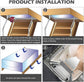 Attic Hatch Insulation Cover 63.5x138 cm - Dust Cover for Attic Hatch - Energy Saving With Zipper - For Stairs - Cool in Summer, Warm in Winter