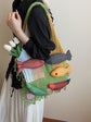 Shoulder Bag - Spacious Storage Bag - Versatile Knitted Bag - Tassel Shopping Bag - Perfect for Day Trips and Shopping - White