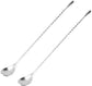 Stirring Spoons - 2 Pack - Stainless Steel Cocktail Spoons - 30cm Stainless Steel Cocktail Spoons - Long Handle Cocktail Mixer with Spiral Design - Suitable for bars, kitchens and other occasions.