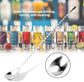 Stirring Spoons - 2 Pack - Stainless Steel Cocktail Spoons - 30cm Stainless Steel Cocktail Spoons - Long Handle Cocktail Mixer with Spiral Design - Suitable for bars, kitchens and other occasions.