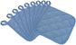 Placemat - Set of 5 Insulation Mats for the Kitchen - Heat Resistant Insulation Mats - Large Coasters for Daily Cooking and Baking (Dimensions: 6.5 x 6.5 Inches, Color: Blue)