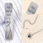 Bookmarks - Set of 2 - Cat Bookmarks - Cute Bookmarks - Bookmark Gifts for Book Lovers - Reading Bookmarks - Gifts for Boys, Girls, Kids & Friends - Cool School Supplies & Reading Gift - Stainless Steel