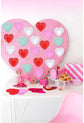 600 Paper Heart Tablecloths - Valentine&