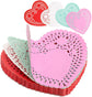 600 Paper Heart Tablecloths - Valentine&