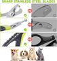 Pet Nail Clippers - Professional Pet Nail Clippers - Scissors - Stainless Steel - Cat Nail Clippers - Suitable for Small Dogs, Puppies, and Cats