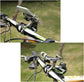 Phone holder for bicycle and motorcycle - Universal phone holder - 360° rotatable and tiltable - Bicycle accessories - Red