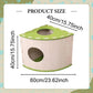 Cat House - Cat Basket - Cat Den - Felt-Shaped Cat Bed - Suitable for All Seasons - Warm | Scratch-Resistant - Pet Bed | Deep Sleeping Bed - Beige