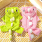 Warm Pet Clothing - Cute Dinosaur Dog Suit - Warm Fleece Pet Clothes for Small Dogs - Pink (Size M)