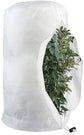 Plant Protection Bag - Reusable Plant Protection Bag with Drawstring - Garden Protection Bag - Frost Protection - Cold Protection - Winter - White - L-120x180cm
