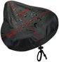 Waterproof Bicycle Saddle Cover with Drawstring - Black - Universal Size 24x27 cm - Protects Against Rain & Dirt